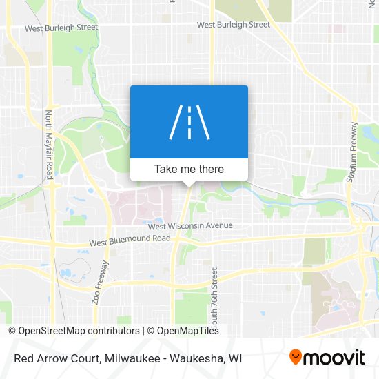 Red Arrow Court map