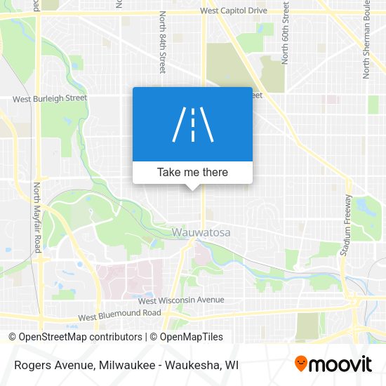 Rogers Avenue map