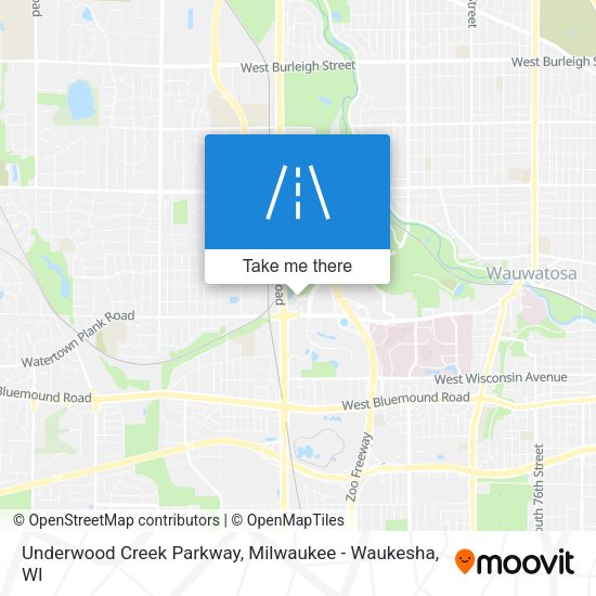 Mapa de Underwood Creek Parkway