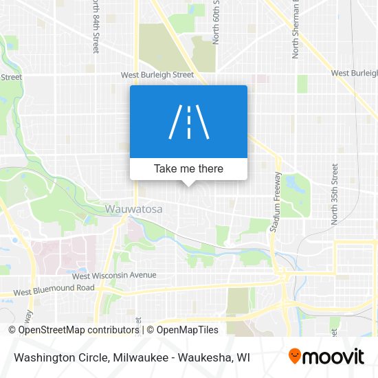 Washington Circle map