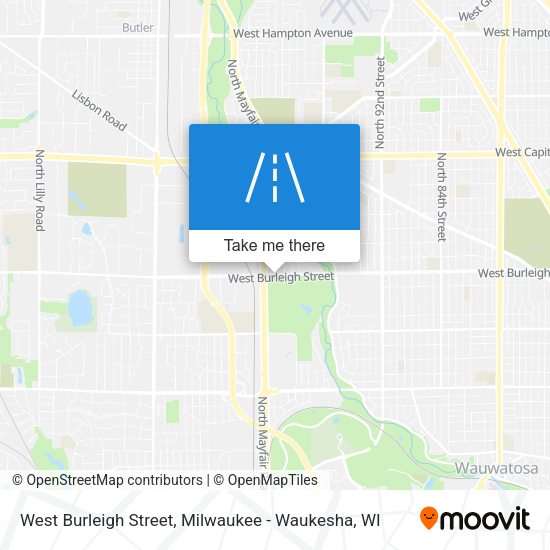 West Burleigh Street map