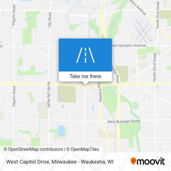 West Capitol Drive map