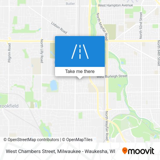 West Chambers Street map