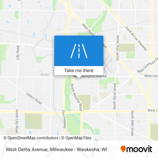 West Derby Avenue map
