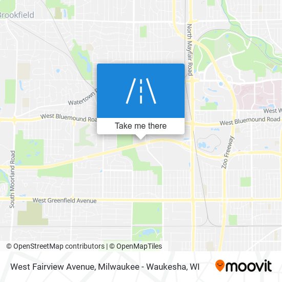 Mapa de West Fairview Avenue