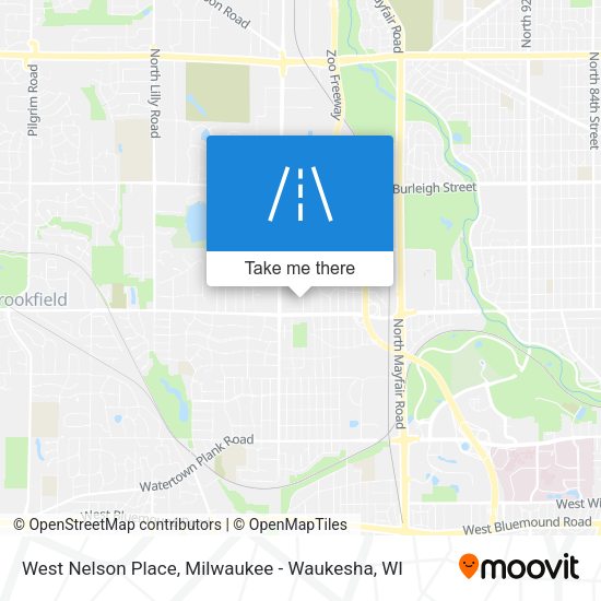 Mapa de West Nelson Place