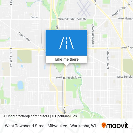 West Townsend Street map