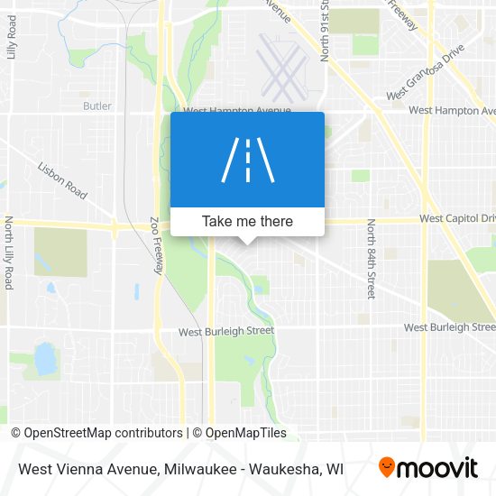 Mapa de West Vienna Avenue