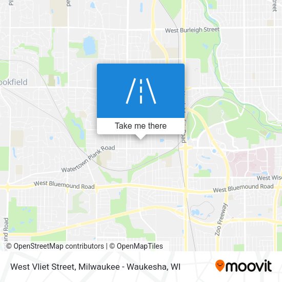 West Vliet Street map