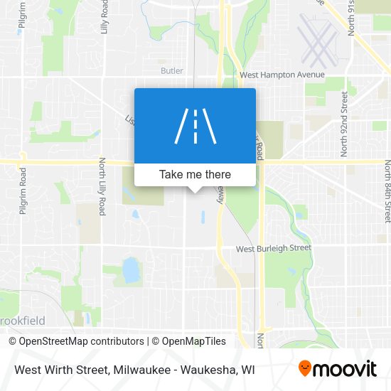 Mapa de West Wirth Street