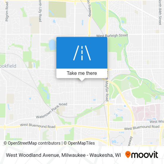 Mapa de West Woodland Avenue