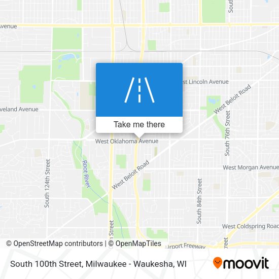Mapa de South 100th Street