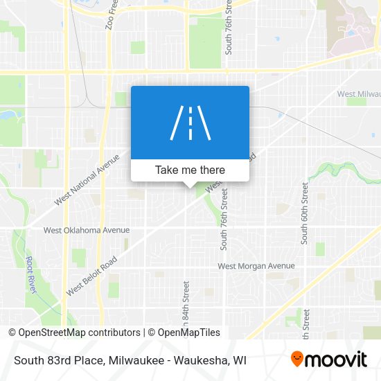 Mapa de South 83rd Place