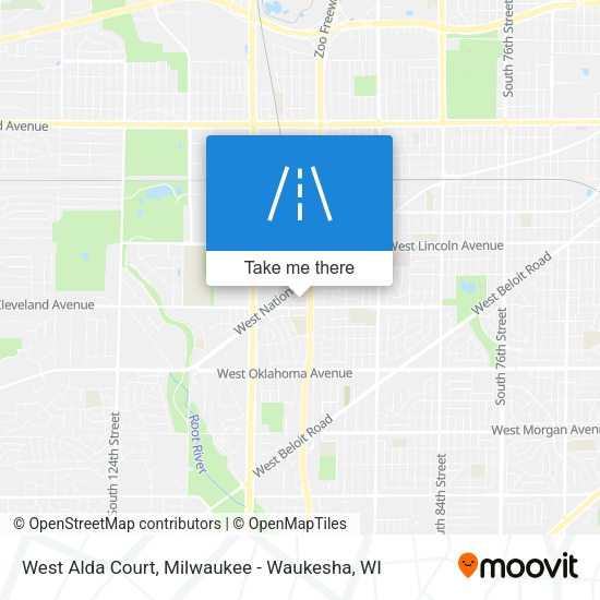 West Alda Court map