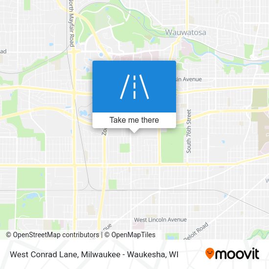 West Conrad Lane map