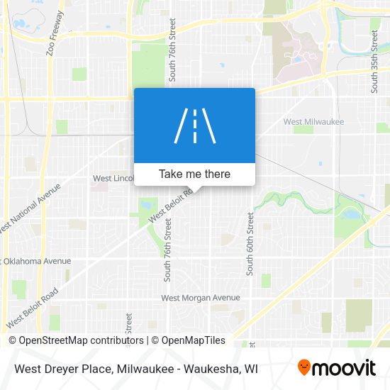 West Dreyer Place map