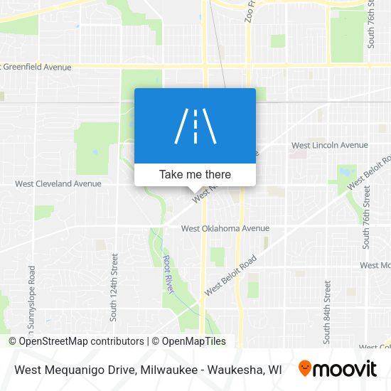 Mapa de West Mequanigo Drive