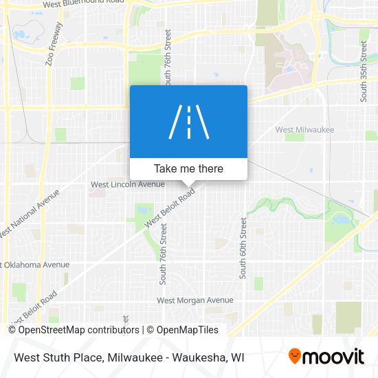 West Stuth Place map