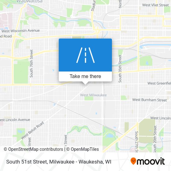 Mapa de South 51st Street
