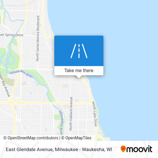 East Glendale Avenue map