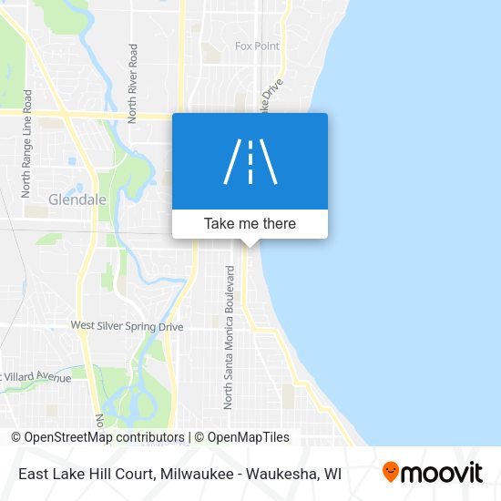 East Lake Hill Court map