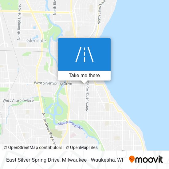 Mapa de East Silver Spring Drive
