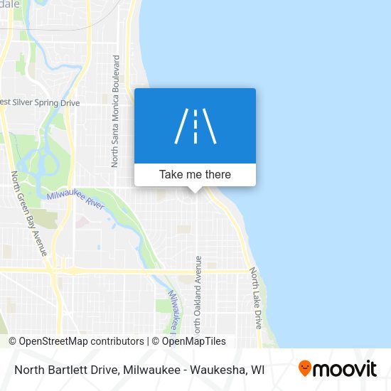 North Bartlett Drive map