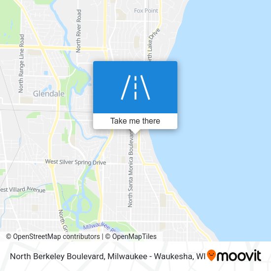 Mapa de North Berkeley Boulevard