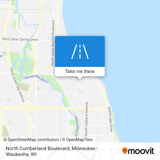 North Cumberland Boulevard map