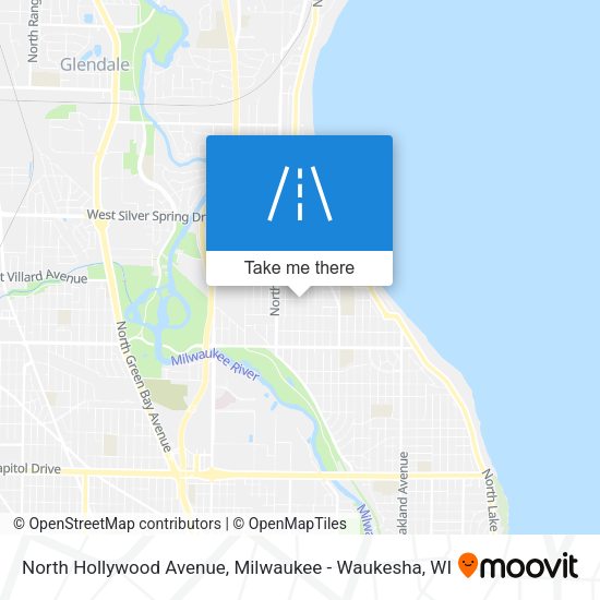 Mapa de North Hollywood Avenue