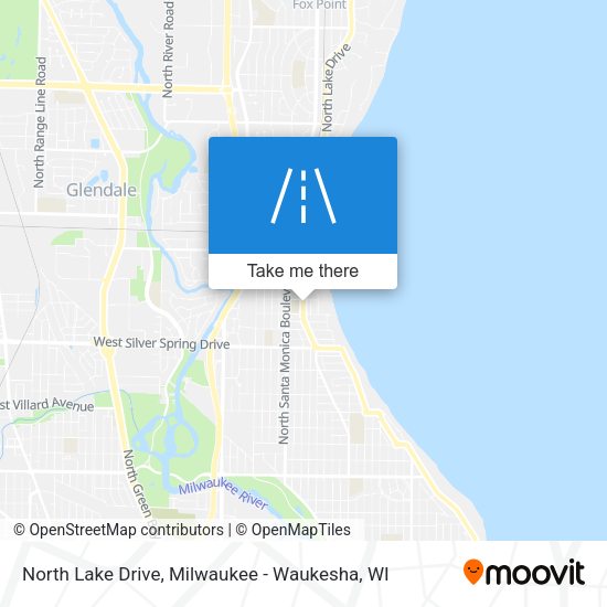 North Lake Drive map