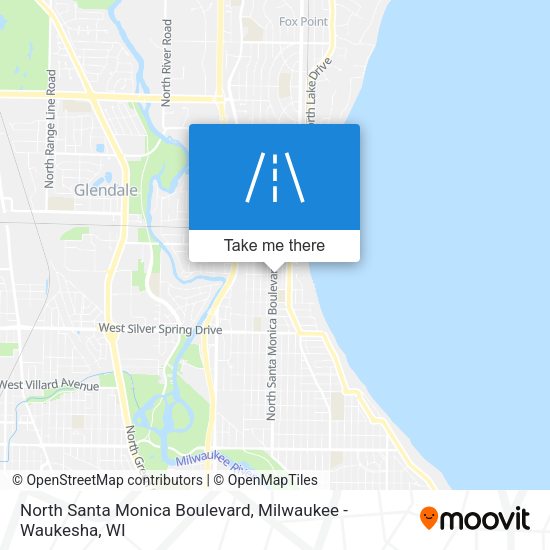 Mapa de North Santa Monica Boulevard
