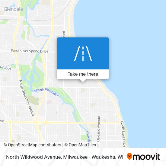 North Wildwood Avenue map