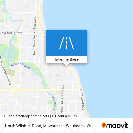 North Wilshire Road map