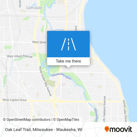 Oak Leaf Trail map