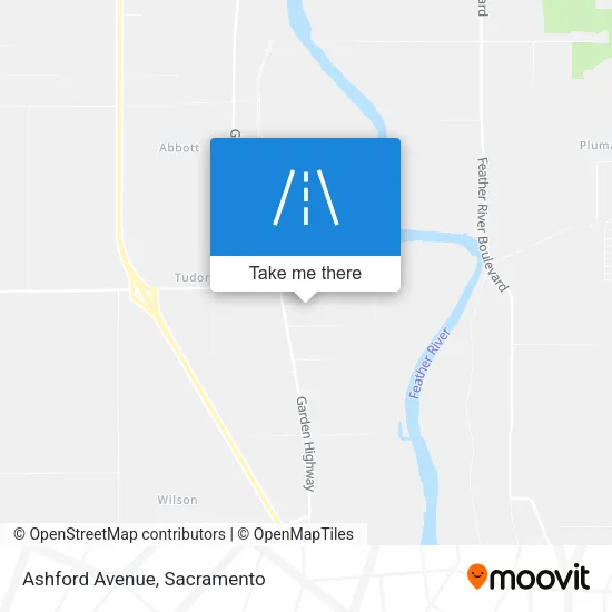 Ashford Avenue map