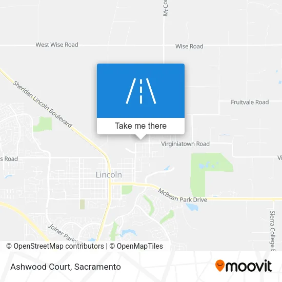 Ashwood Court map