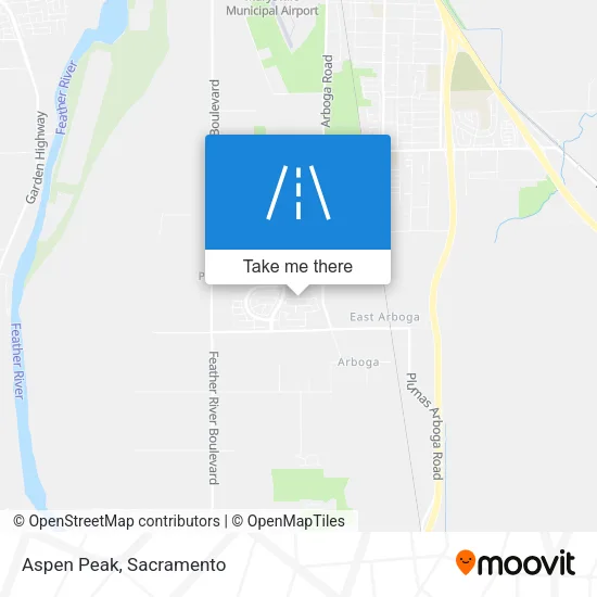 Aspen Peak map