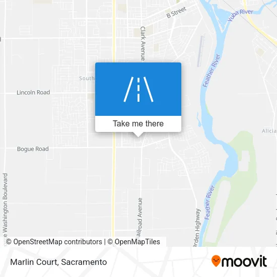Marlin Court map