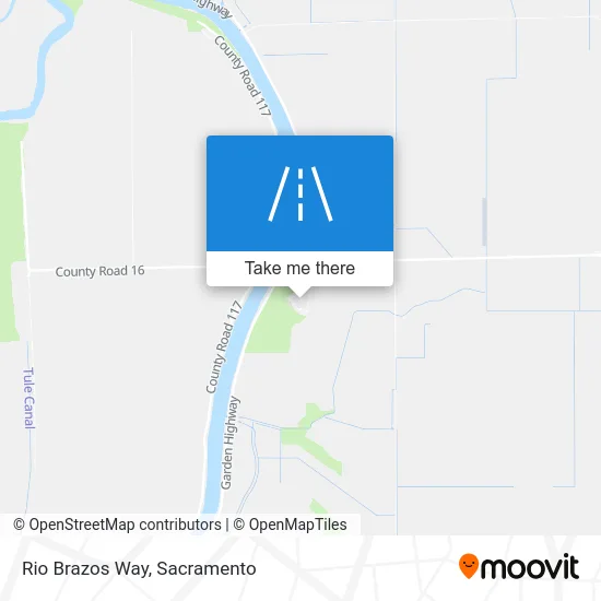 Rio Brazos Way map