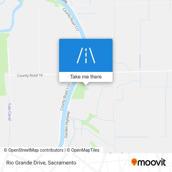Rio Grande Drive map