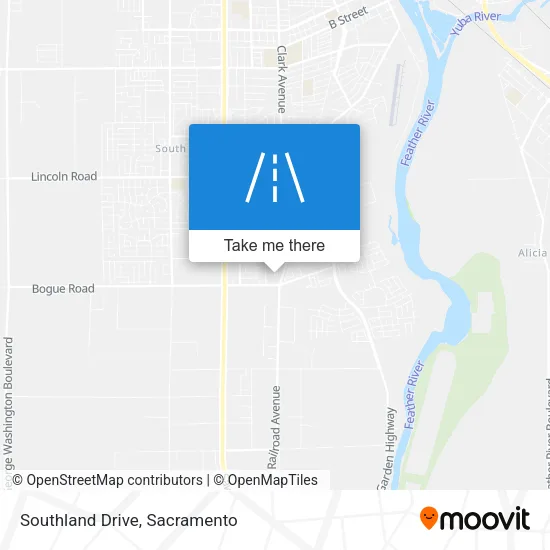 Southland Drive map