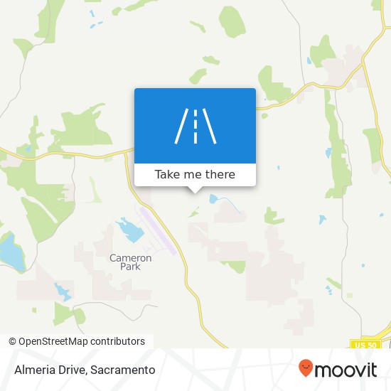 Almeria Drive map