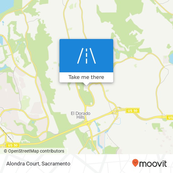 Alondra Court map