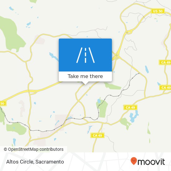 Altos Circle map