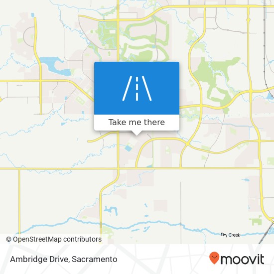 Ambridge Drive map