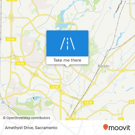 Amethyst Drive map
