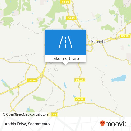 Anthis Drive map