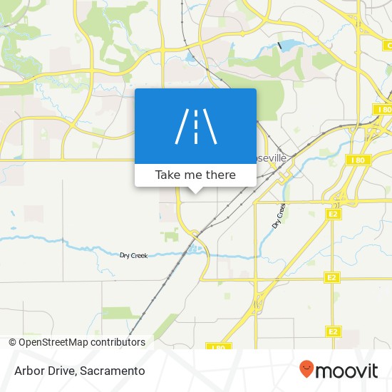 Arbor Drive map