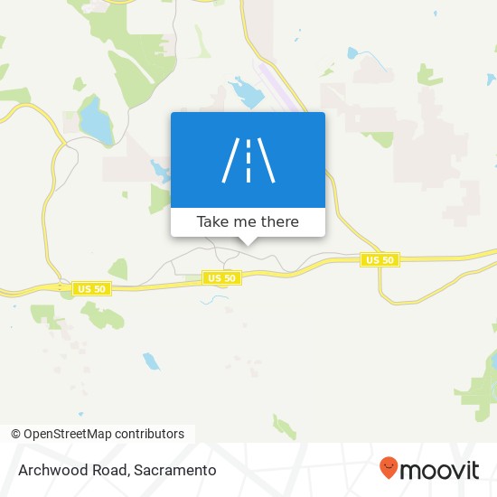 Archwood Road map
